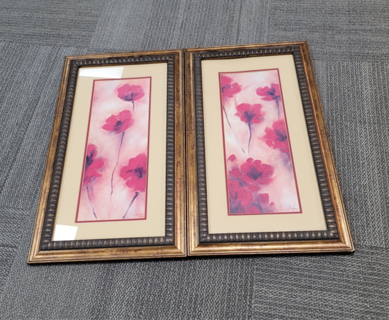 2422 Divine Poppies Framed Picture