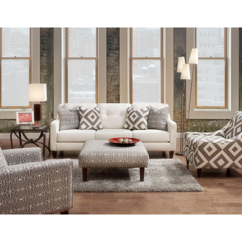 Fusion Furniture Stationary Fabric Sofa 3280BSugarshack Glacier IMAGE 3