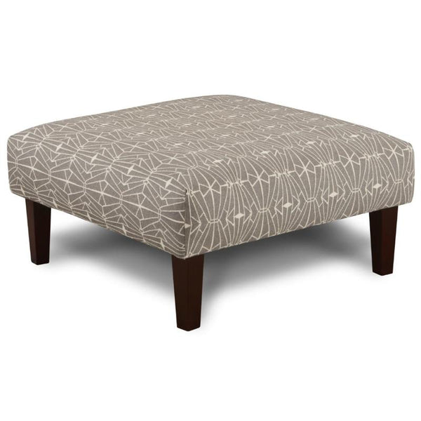 Fusion Furniture Fabric Ottoman 159 EMBLEM CHARCOAL IMAGE 1