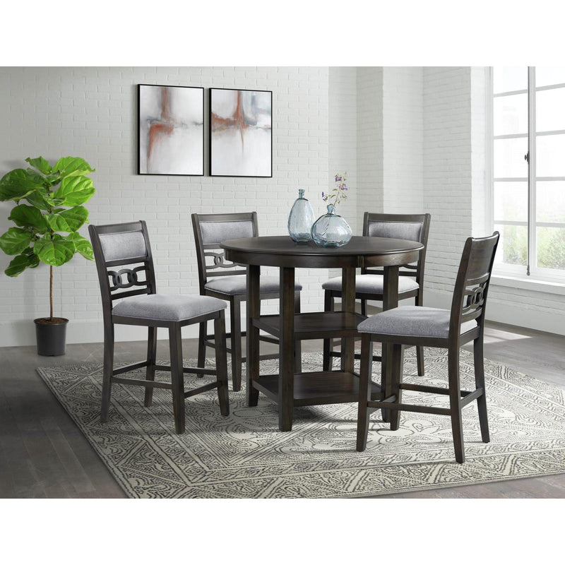  Elements International Amherst 5 pc Counter Height Dining Set IMAGE 1