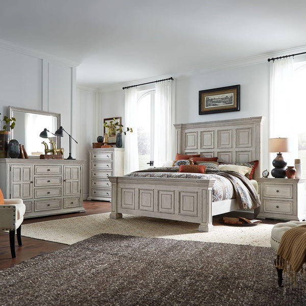 Liberty Furniture Industries Inc. Big Valley 361W-BR-QPBDMCN 7 pc Queen Panel Bedroom Set IMAGE 1