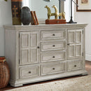  Liberty Furniture Industries Inc. Big Valley 361W-BR-KPBDM 5 pc King Panel Bedroom Set IMAGE 4