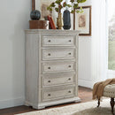  Liberty Furniture Industries Inc. Big Valley 361W-BR-KPBDMCN 7 pc King Panel Bedroom Set IMAGE 6