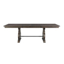  Elements International Stone DST190 7 pc Counter Height Dining Set IMAGE 2