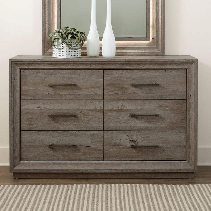  Liberty Furniture Industries Inc. Horizons 272-BR-QPBDM 5 pc Queen Panel Bedroom Set IMAGE 4