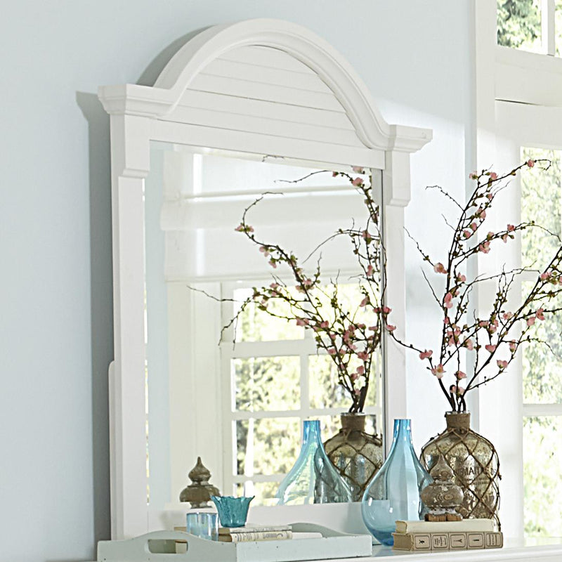 Liberty Furniture Industries Inc. Summer House I Arched Dresser Mirror 607-BR51 IMAGE 1