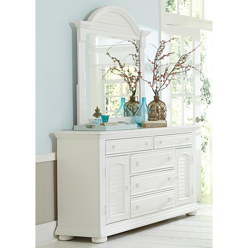 Liberty Furniture Industries Inc. Summer House I Arched Dresser Mirror 607-BR51 IMAGE 2