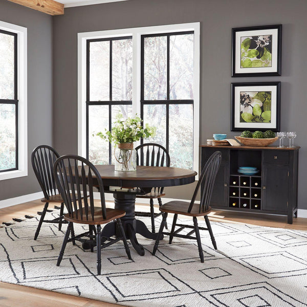  Liberty Furniture Industries Inc. Carolina Crossing 186B-CD-5PDS 5 pc Dining Set IMAGE 1