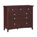  Whittier Wood McKenzie 9-Drawer Dresser 1127AFCAF IMAGE 1