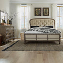  Liberty Furniture Industries Inc. Americana Farmhouse 615-BR-KSHDM 5 pc King Upholstered Bedroom Set IMAGE 1
