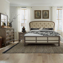  Liberty Furniture Industries Inc. Americana Farmhouse 615-BR-KSHDMN 6 pc King Upholstered Bedroom Set IMAGE 1