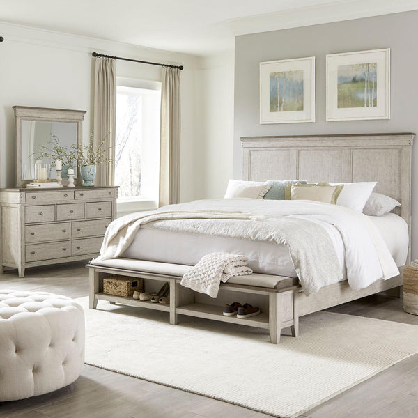  Liberty Furniture Industries Inc. Ivy Hollow 457-BR-KSBDM 5 pc King Storage Bedroom Set IMAGE 1
