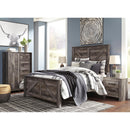  Signature Design by Ashley Wynnlow B440B24 6 pc Queen Crossbuck Panel Bedroom Set IMAGE 2