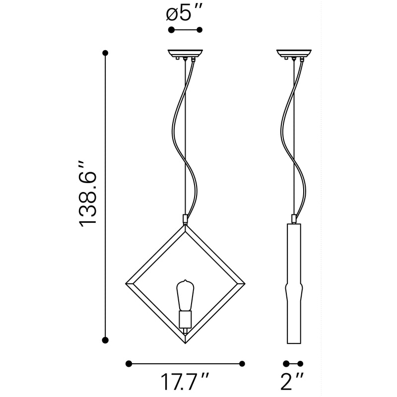 Zuo Rotorura Pendant 98417 IMAGE 5