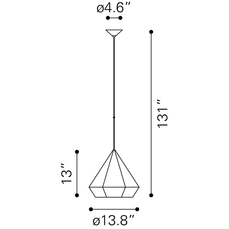 Zuo Forecast Pendant 50174 IMAGE 7