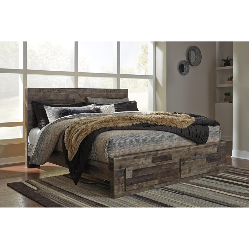 Benchcraft Derekson B200B41 6 pc King Panel Storage Bedroom Set IMAGE 2