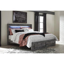  Signature Design by Ashley Baystorm B221B36 6 pc King Panel Storage Bedroom Set IMAGE 2