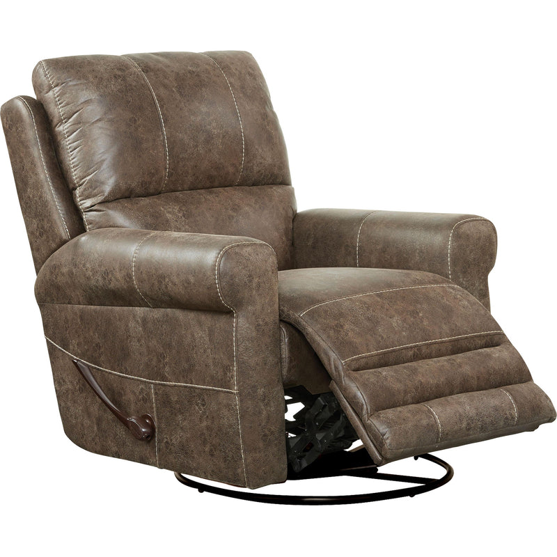 Catnapper Maddie Swivel Glider Leather Look Fabric Recliner 4753-5 1304-56/3304-56 IMAGE 2