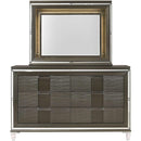  Elements International Twenty Nine TN600 7 pc Queen Platform Bedroom Set IMAGE 3