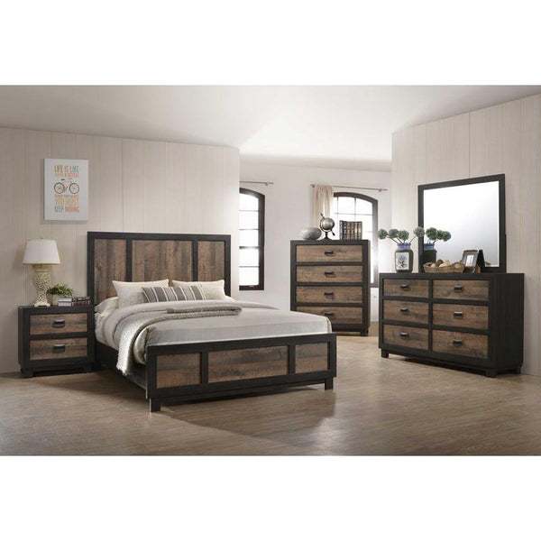 Elements International Harlington HG100 7 pc King Panel Bedroom Set IMAGE 1