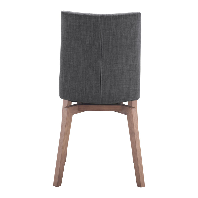 Zuo Orebro 100071 Dining Chair - Graphite IMAGE 4