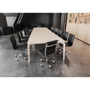  Zuo Lider Plus 215218 Armless Office Chair - Black IMAGE 9