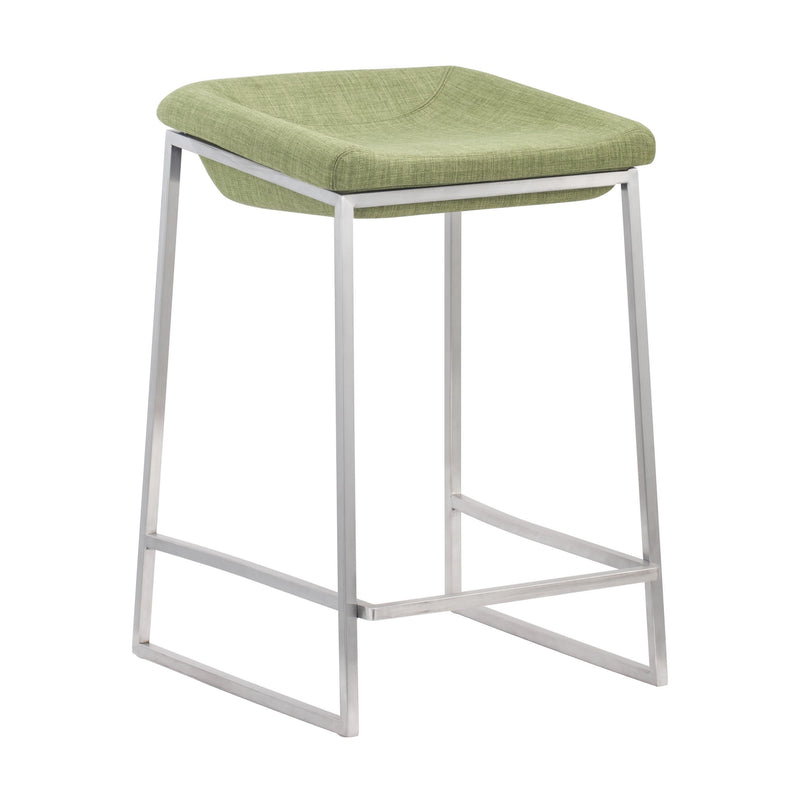 Zuo Lids 300036 Counter Stool - Green IMAGE 1