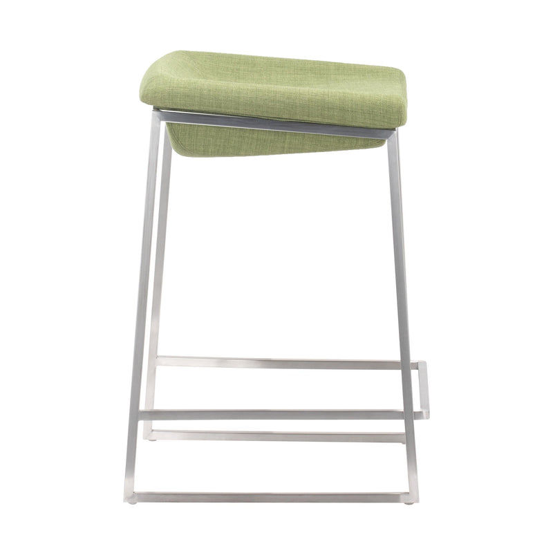 Zuo Lids 300036 Counter Stool - Green IMAGE 2