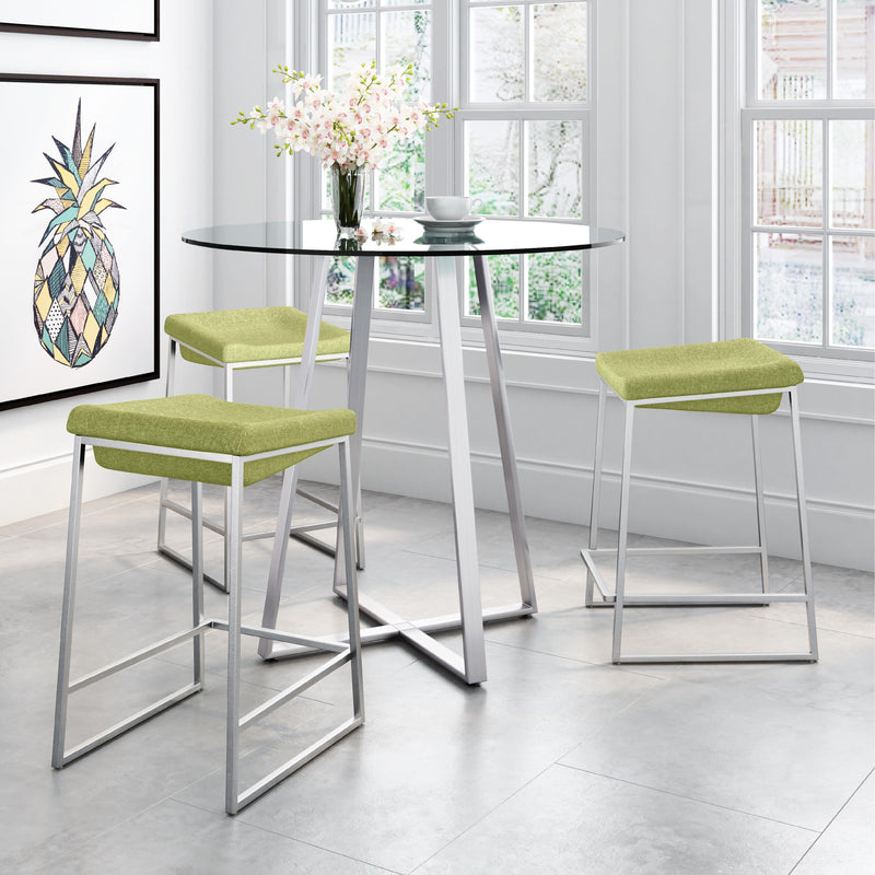 Zuo Lids 300036 Counter Stool - Green IMAGE 7