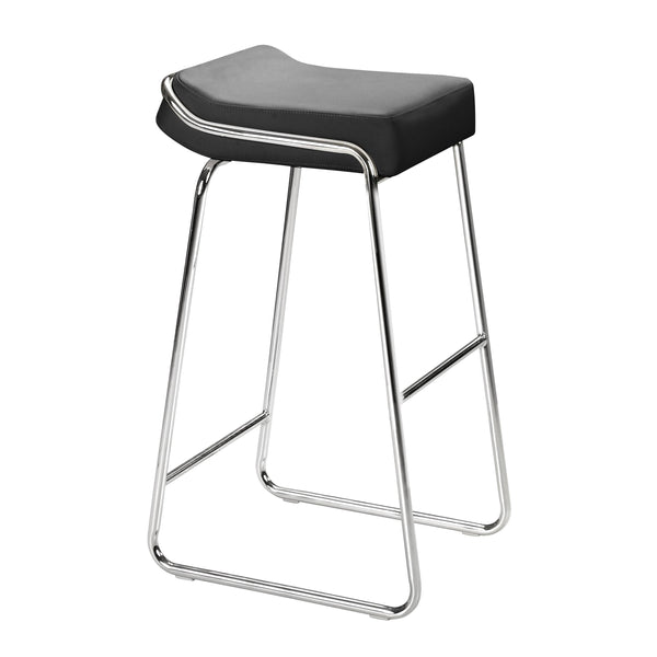 Zuo Wedge 300041 Barstool - Black IMAGE 1