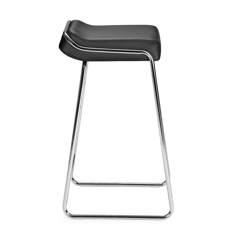 Zuo Wedge 300041 Barstool - Black IMAGE 2