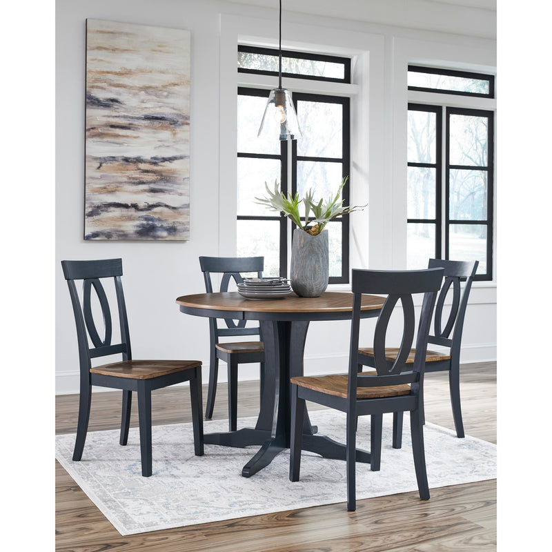  Signature Design by Ashley Landocken D502D1 5 pc Dining Set IMAGE 1