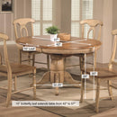 Winners Only Round Quails Run Dining Table with Pedestal Base DQ14257W IMAGE 2
