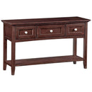 Whittier Wood McKenzie Sofa Table 3503CAF IMAGE 1