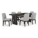  Signature Design by Ashley Burkhaus D984D8 7 pc Dining Set IMAGE 10