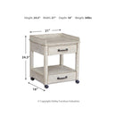 Signature Design by Ashley Carynhurst H755H2 3 pc Home Office Set IMAGE 18