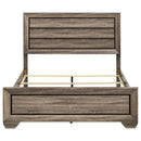  Coaster Furniture Kauffman 204191Q Wood Queen Panel Bed - Washed Taupe IMAGE 3