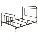  Coaster Furniture Livingston 300399F Metal Full Open Frame Bed - Dark Bronze IMAGE 3