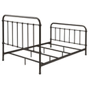  Coaster Furniture Livingston 300399F Metal Full Open Frame Bed - Dark Bronze IMAGE 6