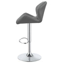 Coaster Furniture Berrington 100426 Upholstered Adjustable Bar Stool - Grey (Set of 2) IMAGE 5