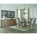 Coaster Furniture Round Florence Dining Table with Pedestal Base 180200 IMAGE 3