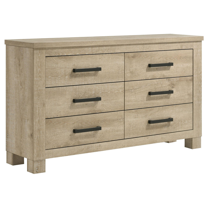 Coaster Furniture Oakglen 225101Q-S5 7 pc Queen Panel Bedroom Set IMAGE 3