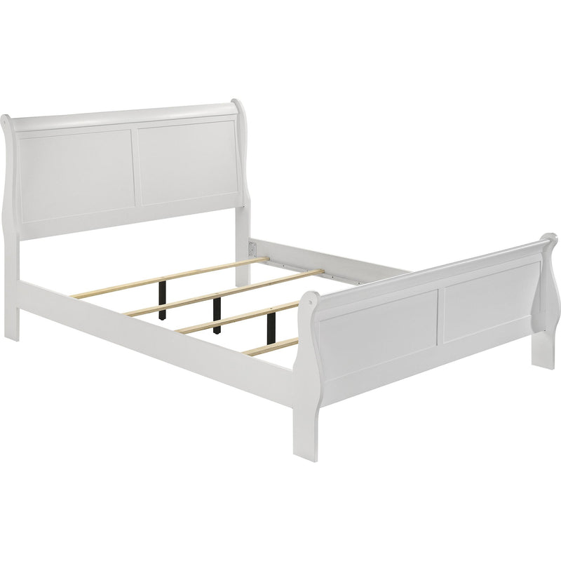  Coaster Furniture Louis Philippe 202441KE-S4 6 pc King Sleigh Bedroom Set IMAGE 2