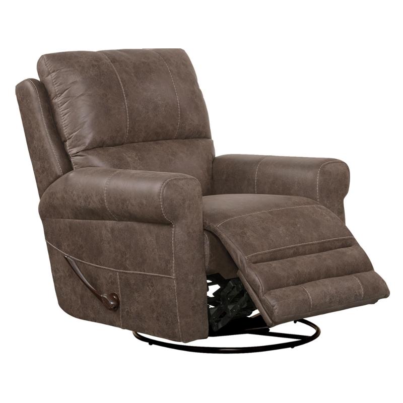Catnapper Maddie Power Leather Look Fabric Recliner with Wall Recline 64753-4 1304-59/3304-59 IMAGE 2