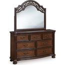  Signature Design by Ashley Lavinton B764B13 6 pc Queen Poster Bedroom Set IMAGE 3