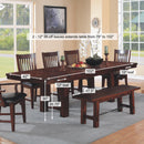Winners Only Retreat Dining Table with Trestle Base DR142100 IMAGE 2