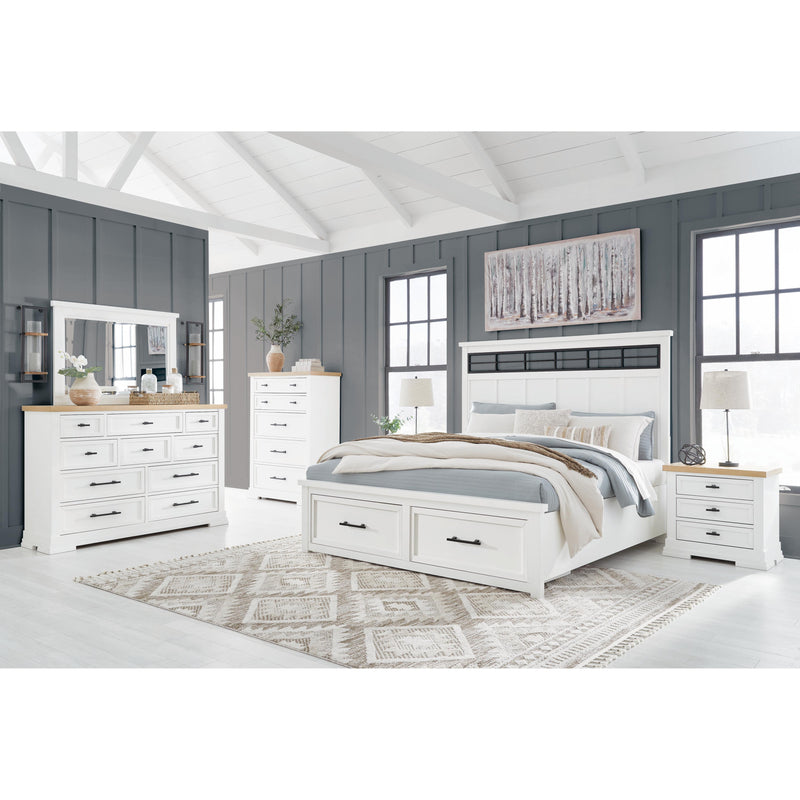  Benchcraft Ashbryn B844B9 6 pc King Panel Storage Bedroom Set IMAGE 1