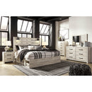  Signature Design by Ashley Cambeck B192B110 7 pc King Panel Storage Bedroom Set IMAGE 1