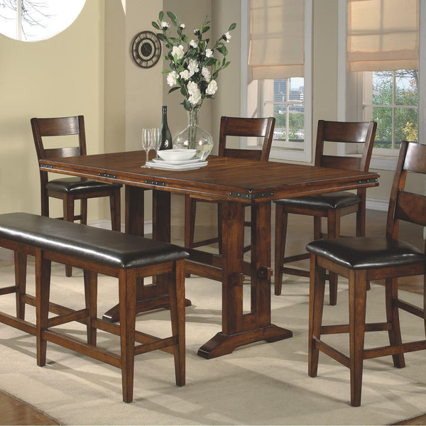 Winners Only Mango Counter Height Dining Table with Trestle Base DMGT3678 IMAGE 1