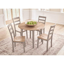  Signature Design by Ashley Harperfeld PCD403 5 pc Dining Set IMAGE 2